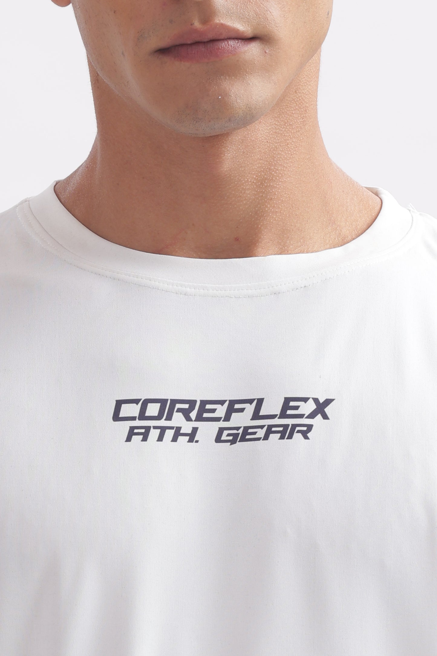 Sleeveless UltraFlex T-Shirt Blue White