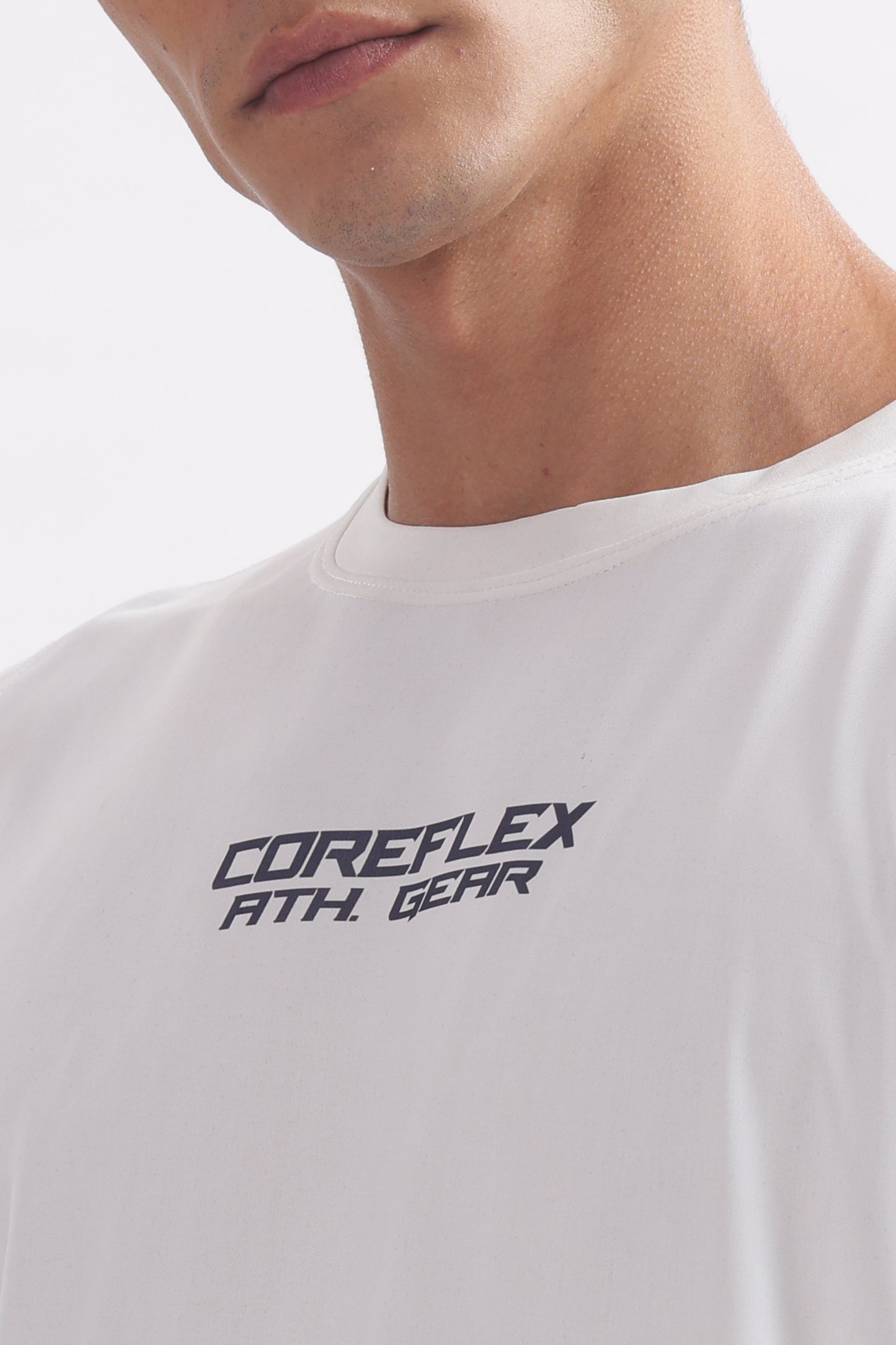 Sleeveless UltraFlex T-Shirt Blue White