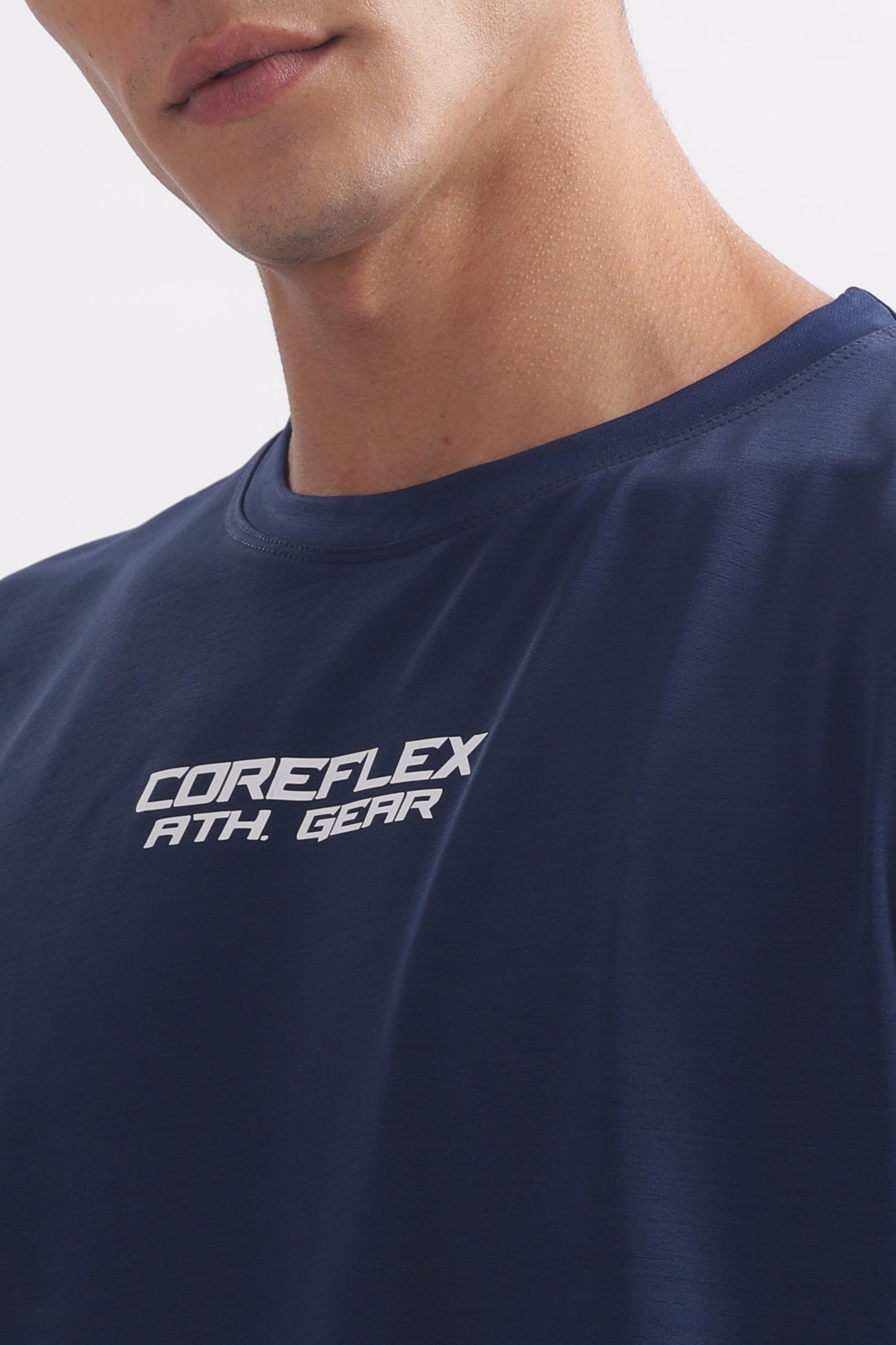 Sleeveless UltraFlex T-Shirt Blue White