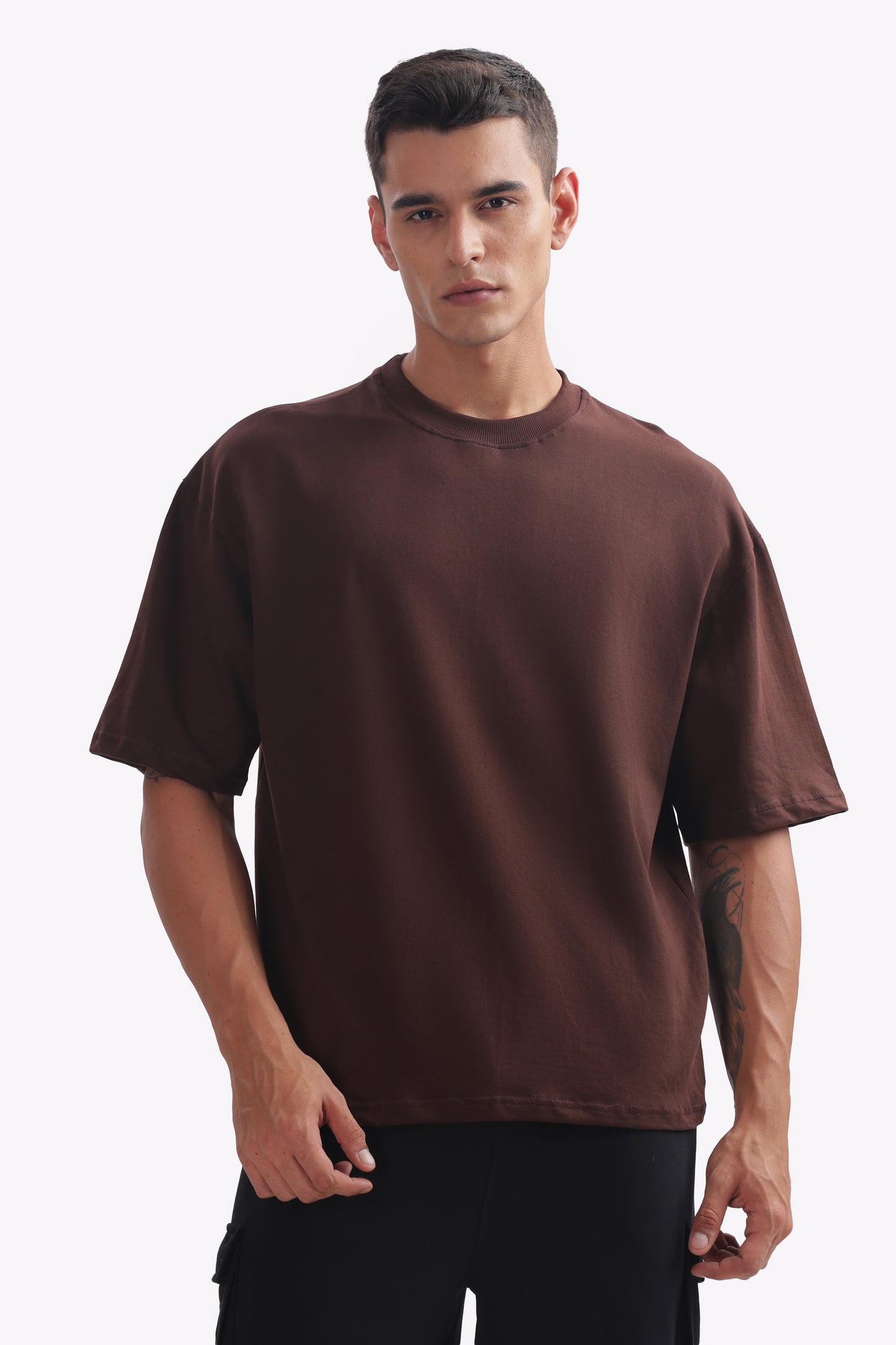 Gymrat Oversized Tshirt Brown