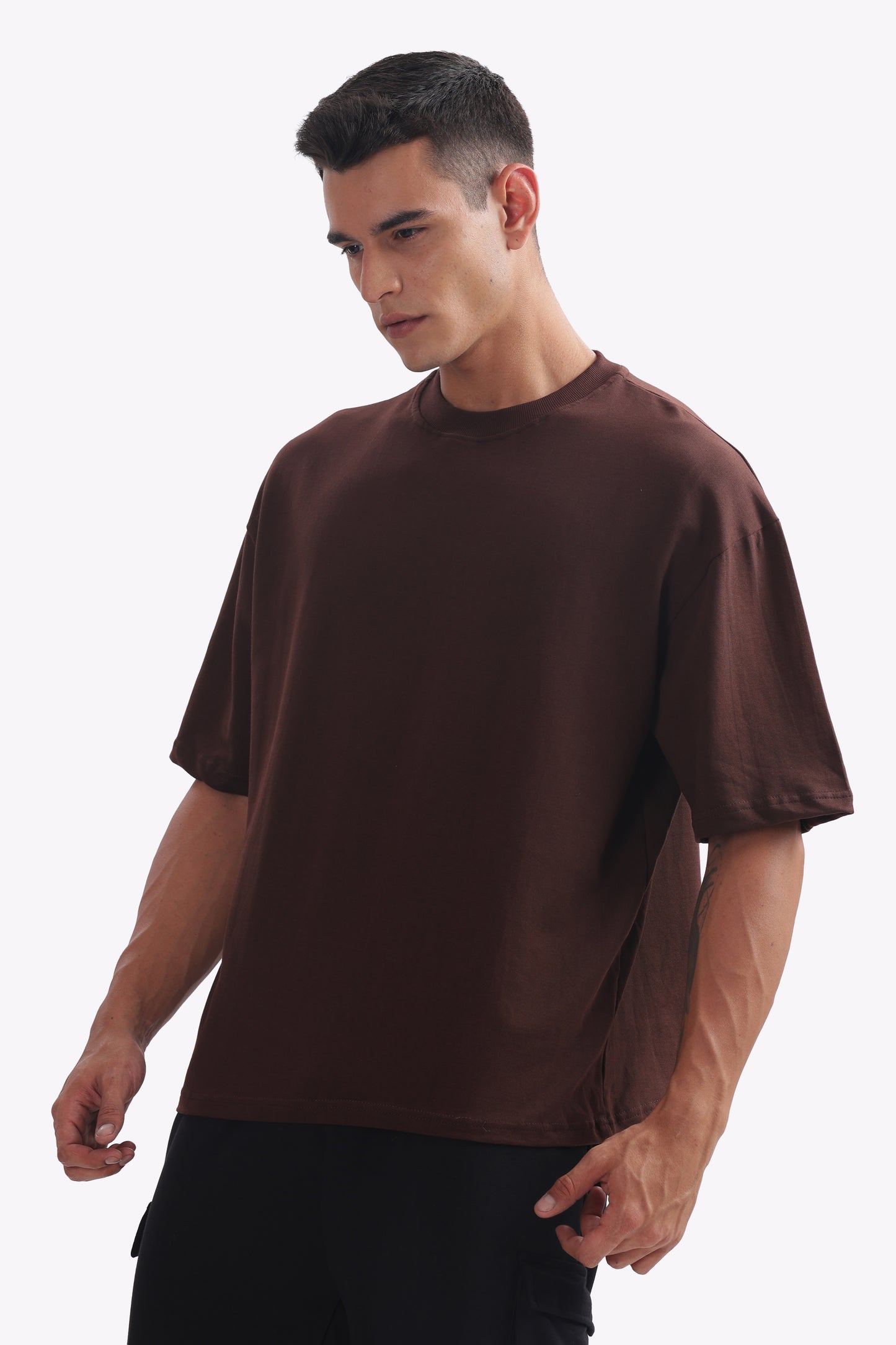 Gymrat Oversized Tshirt Brown