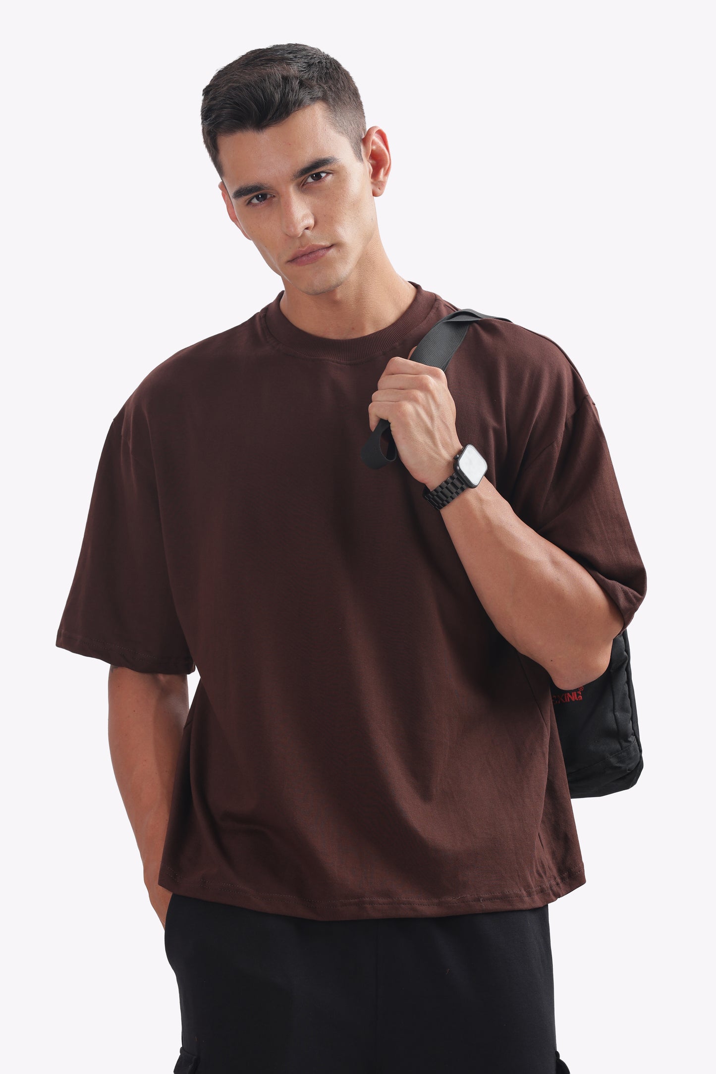 Gymrat Oversized Tshirt Brown