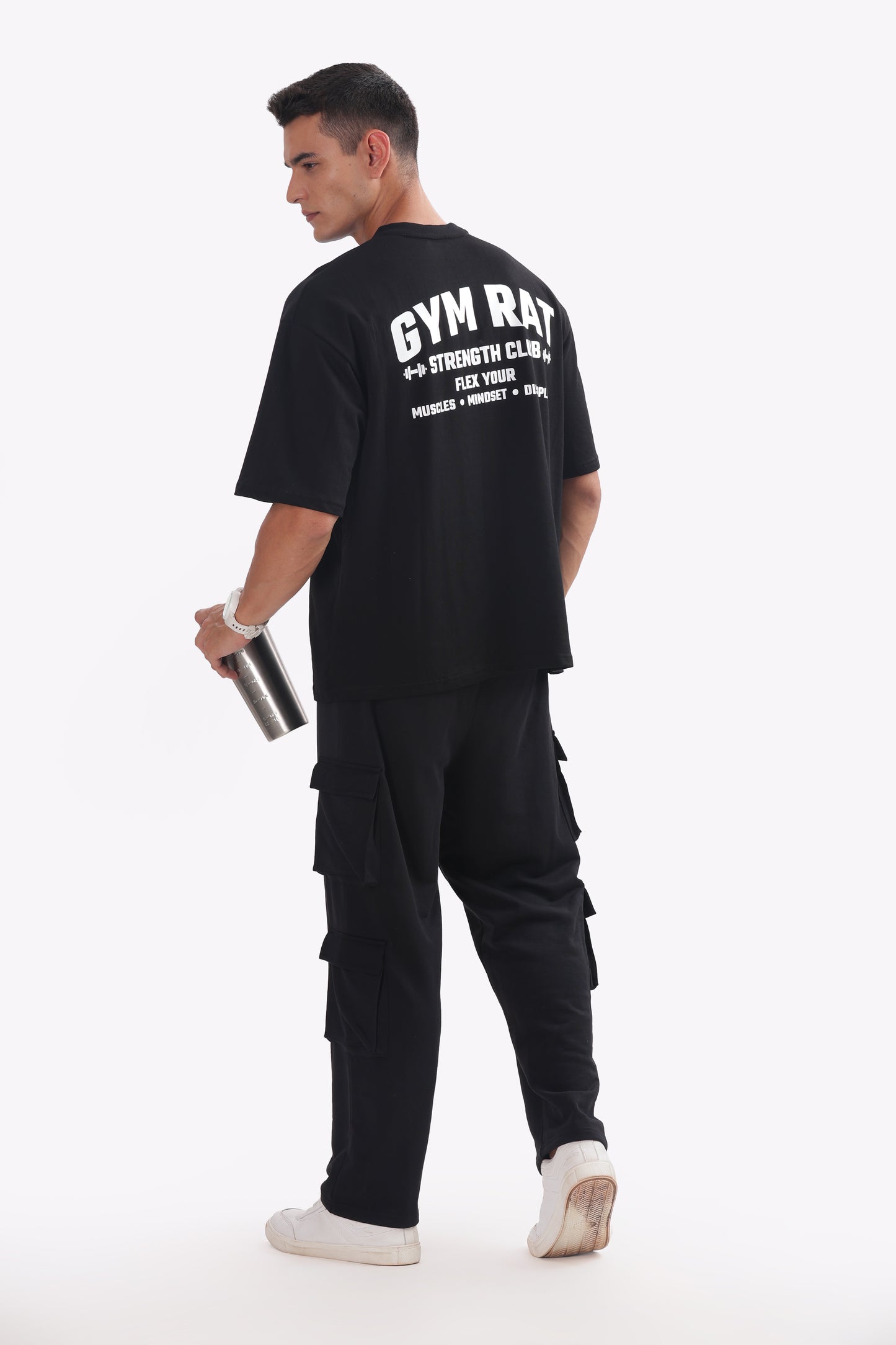 Gymrat Oversized Tshirt Brown