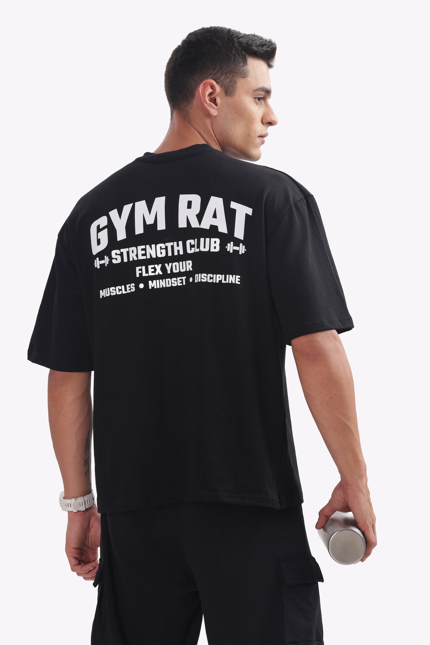 Gymrat Oversized Tshirt Brown