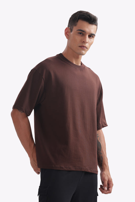 Gymrat Oversized Tshirt Brown